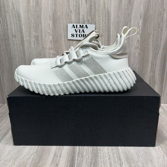 Adidas Shoes Kaptir Flow White IF6601 Walking Comfort Workout Gym Woman’s Sz 8.5 - Picture 2 of 9